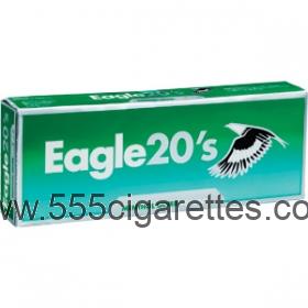  Eagle 20's Menthol Silver 100's Cigarettes - 555cigarettes.com